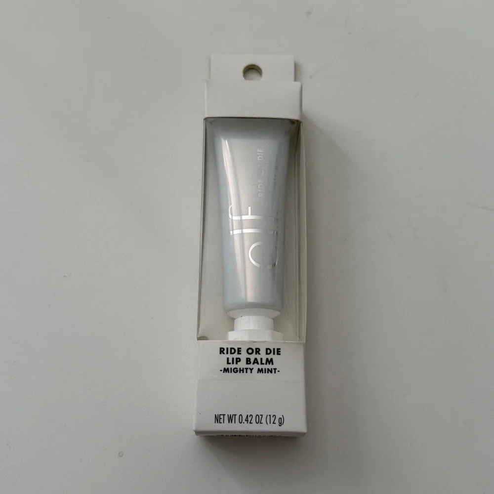 e.l.f. Ride or Die Lip Balm Sheer Finish Mighty Mint 0.42 Oz (Discontinued)
